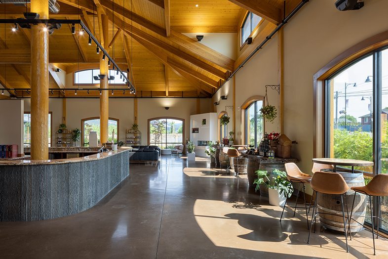 Grizzli Winery tasting hall