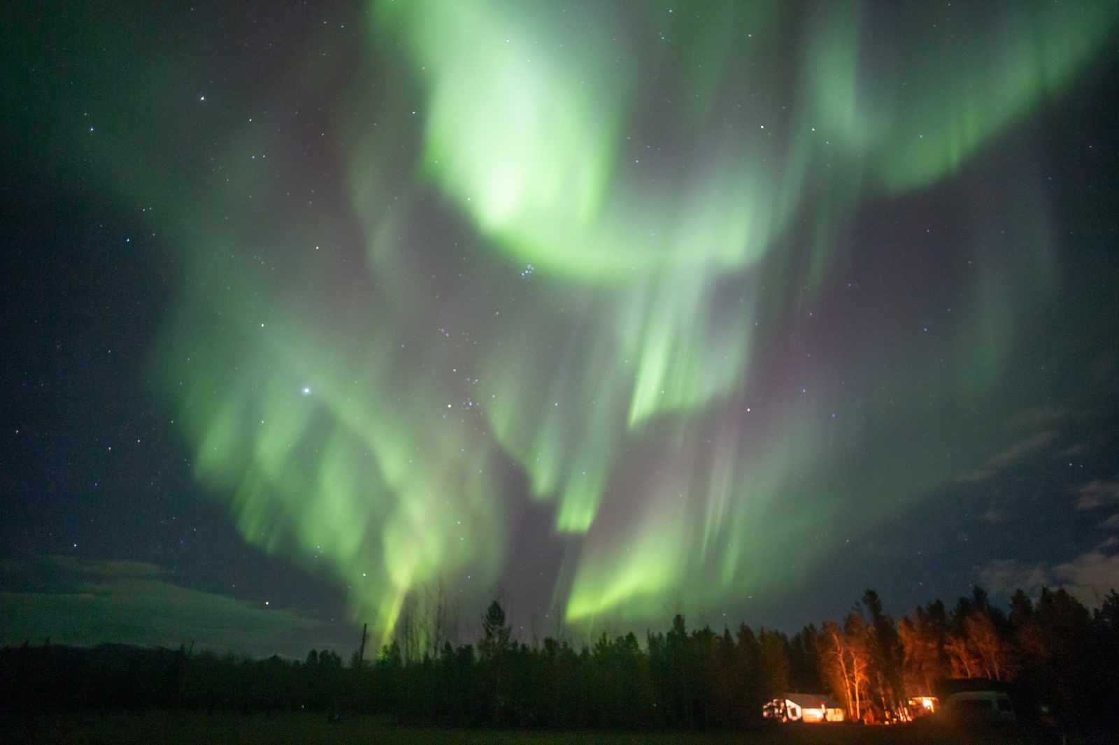 Aurora over the Yukon