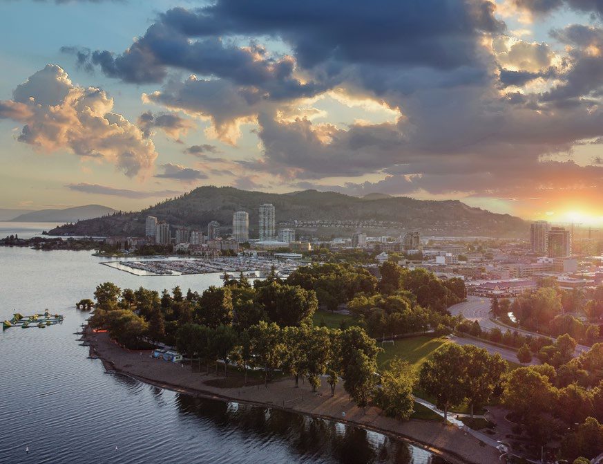 Okanagan Lake at Kelowna