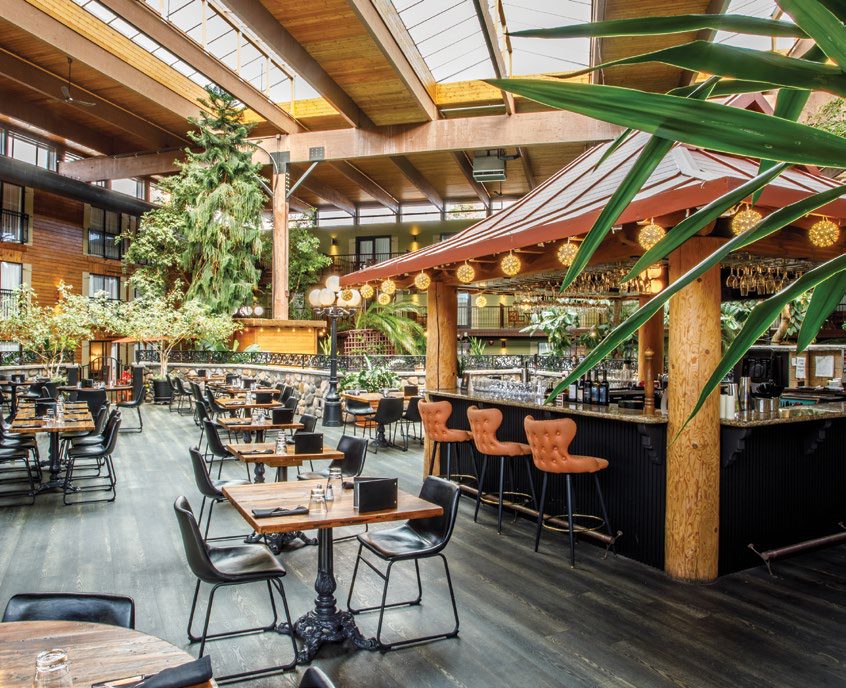 Restaurant at a Prestige hotel