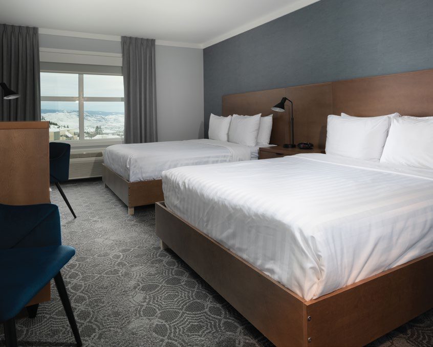 Guest room at a Prestige hotel